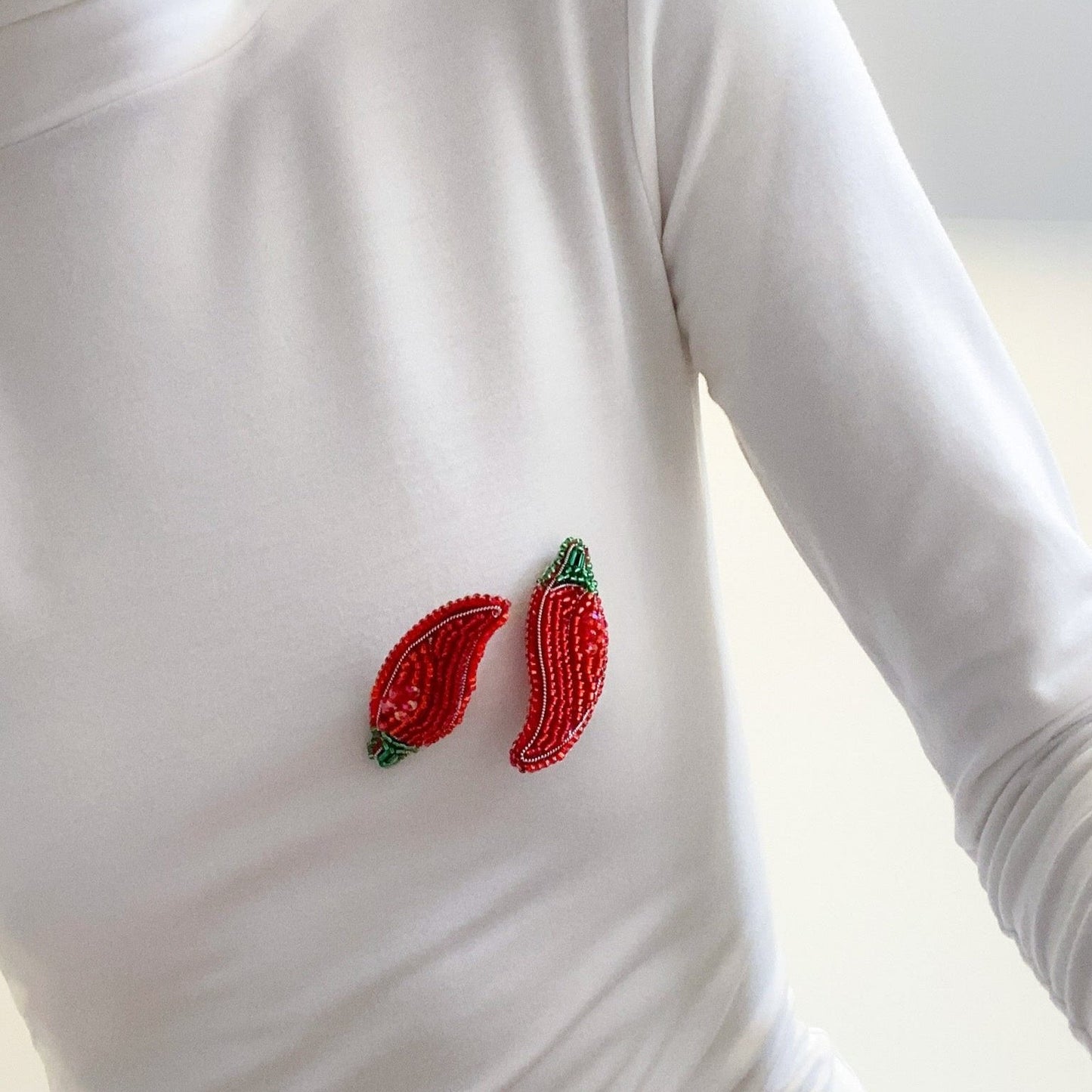 Red Hot Chilli Brooch