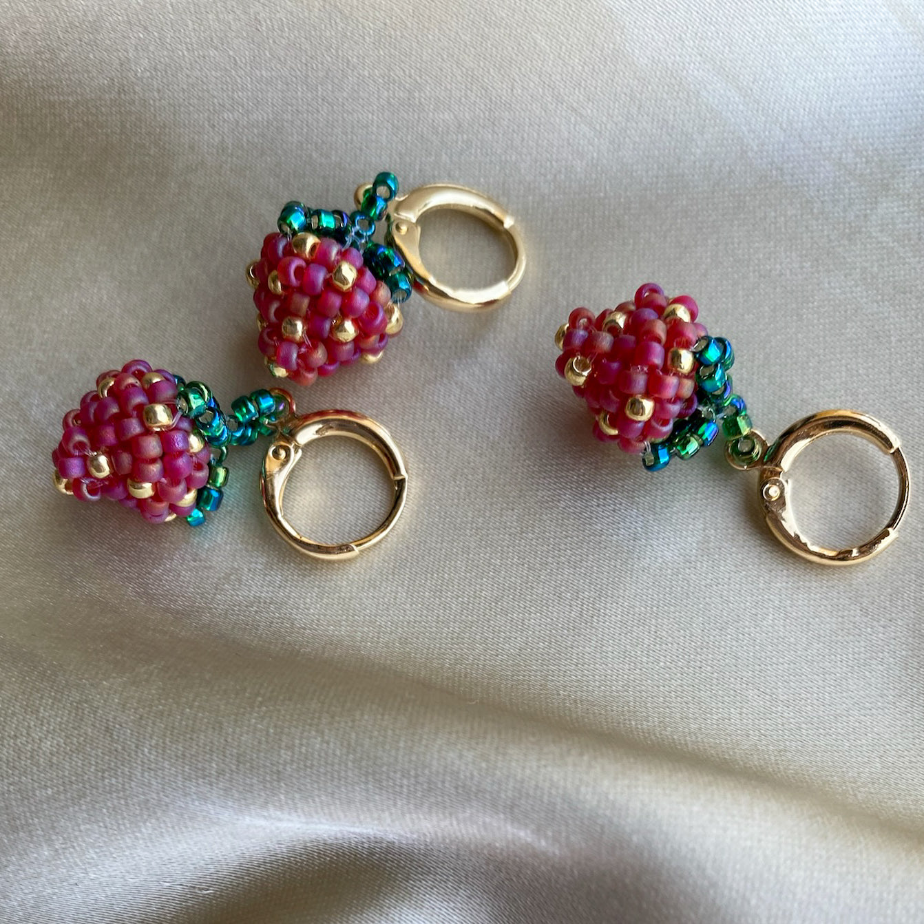 Strawberry Earring & Charm