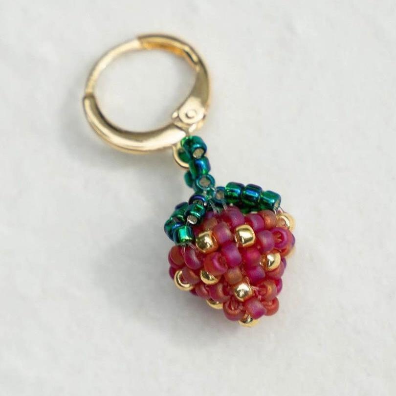 Strawberry Earring & Charm