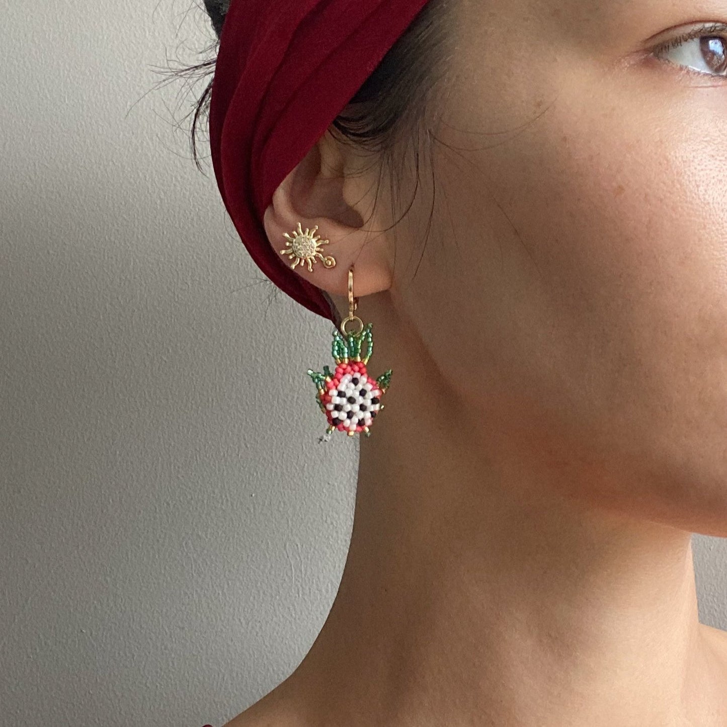 Pitaya Earring & Charm