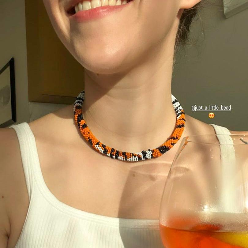 Tiger Pattern Tourniquet Choker