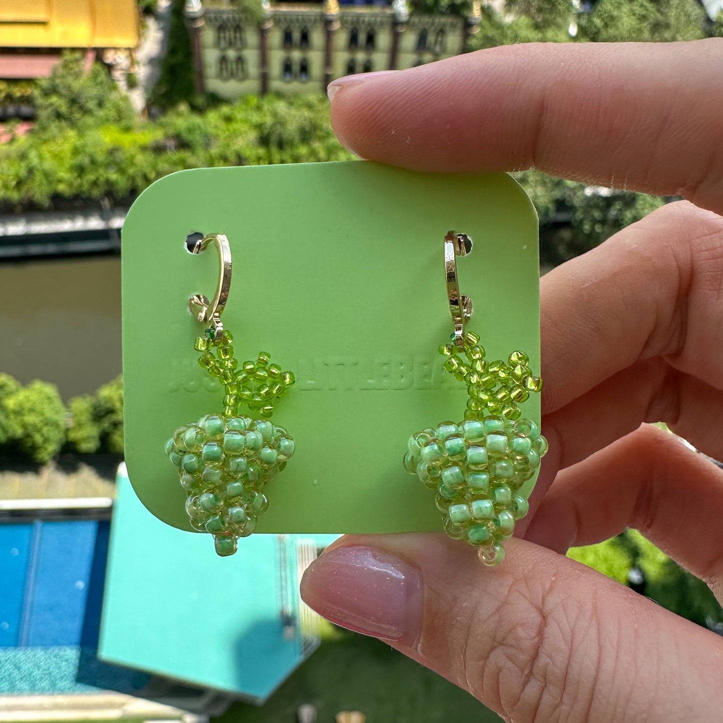 Grape Earring & Charm