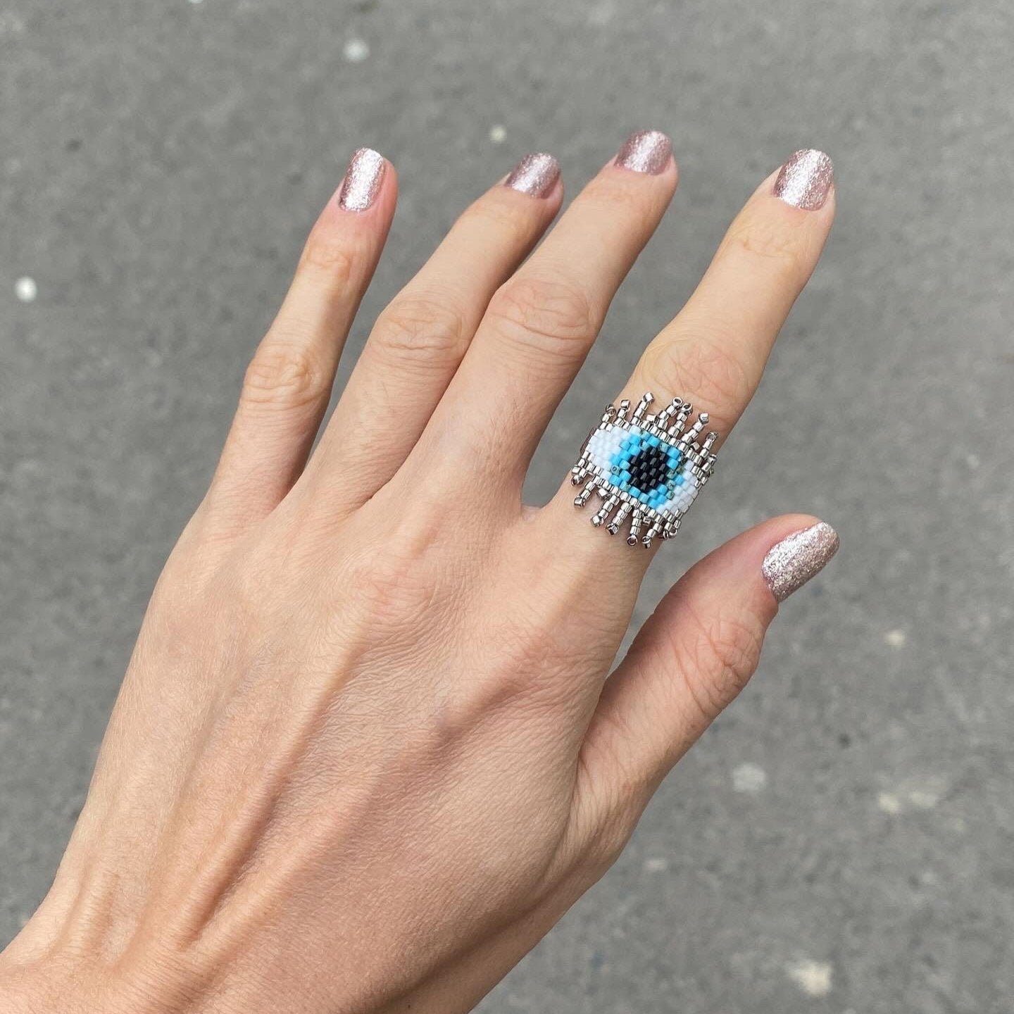 Evil Eye Ring (new style)