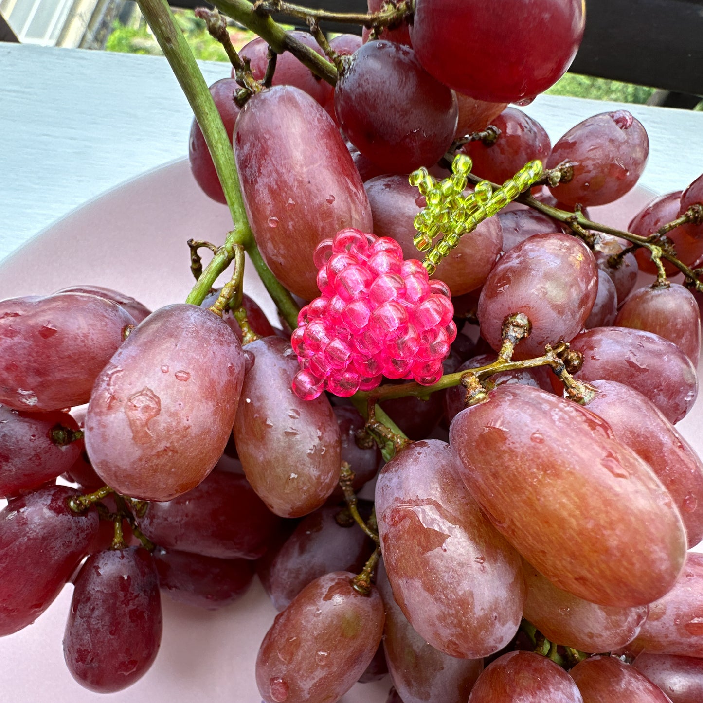 Grape Earring & Charm