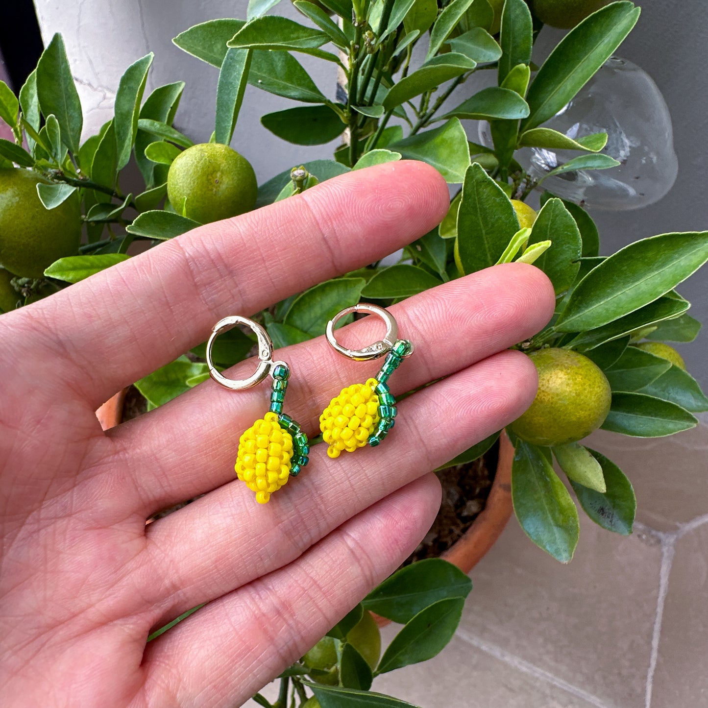 Lemon Earring & Charm