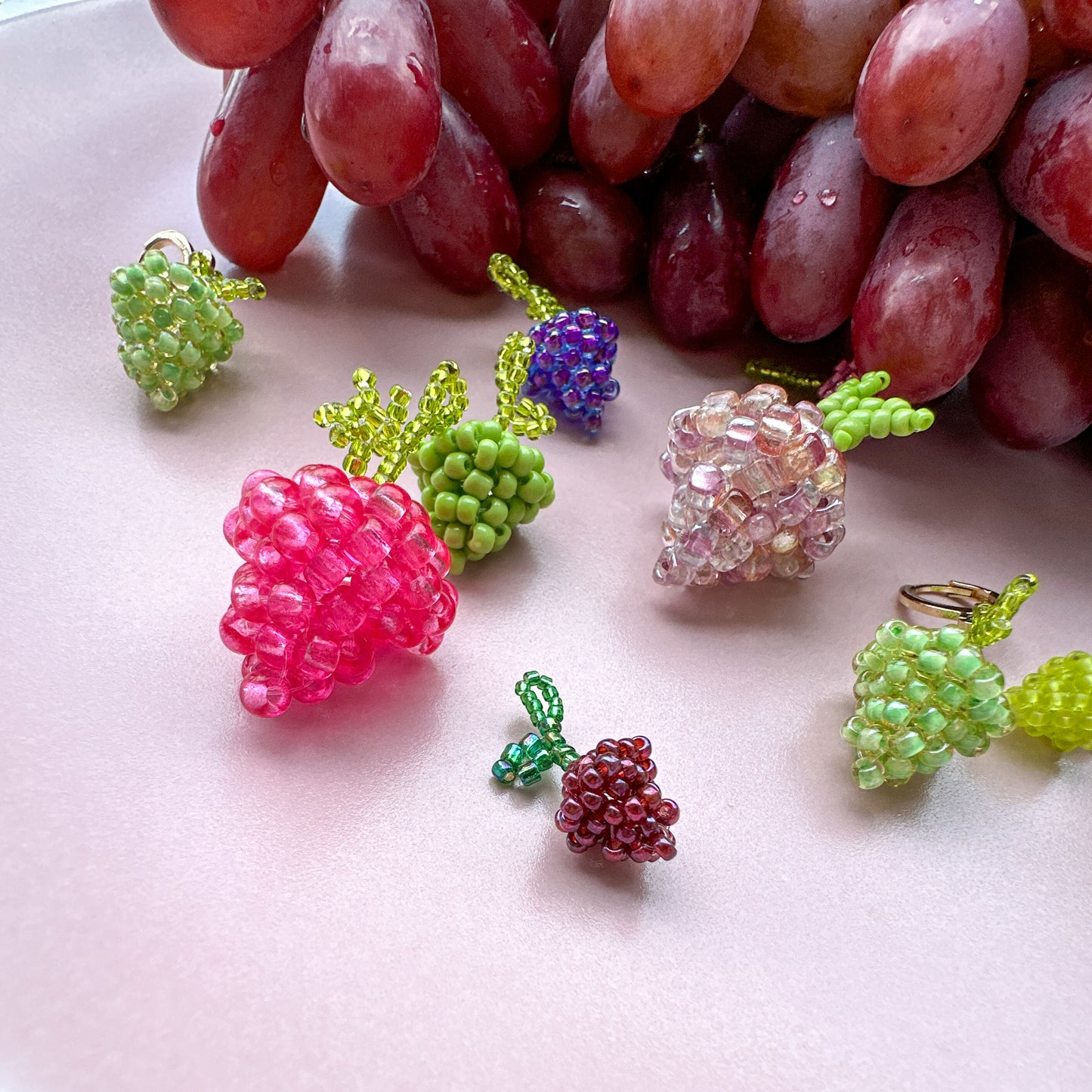 Grape Earring & Charm