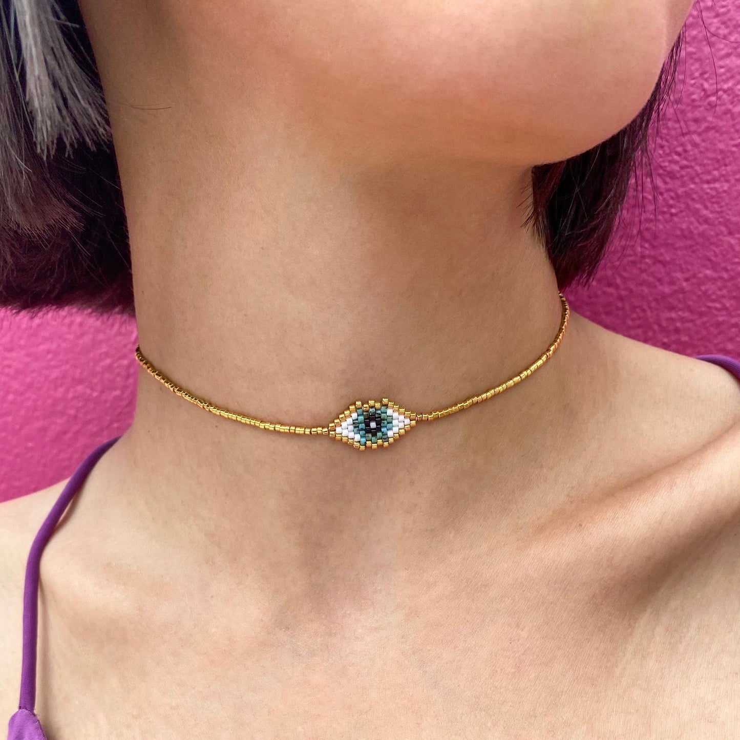 Petite Evil Eye Choker